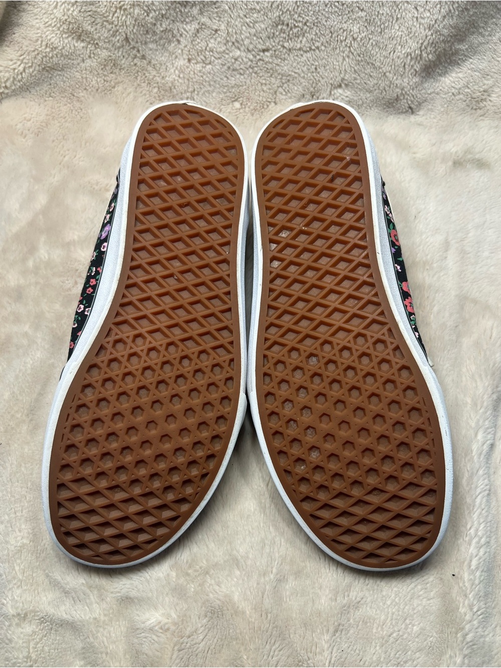Vans floral women’s size 10 - Picture 3 of 6